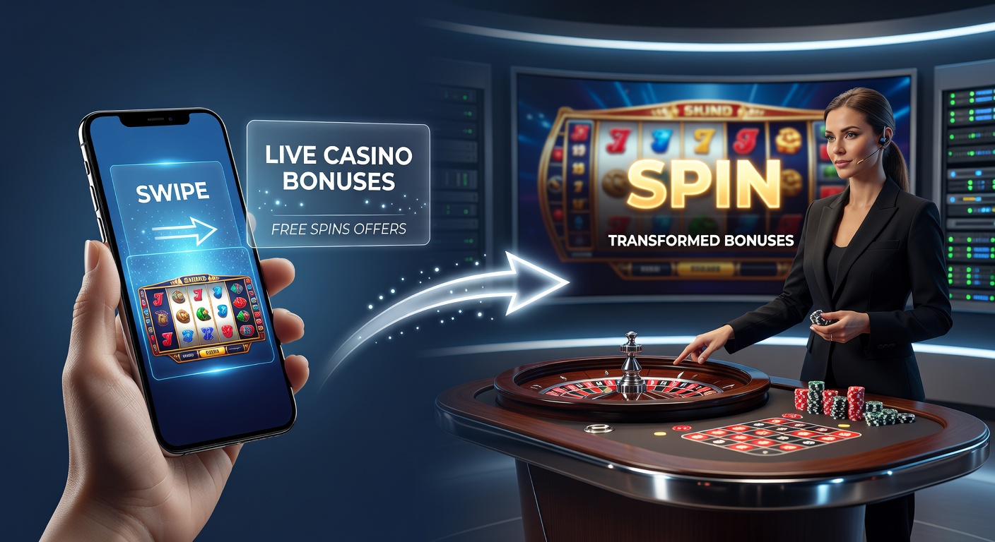 Live-Roulette auf Smartphone mit angezeigten Free-Spins-Bonus und Swipe-Gesten